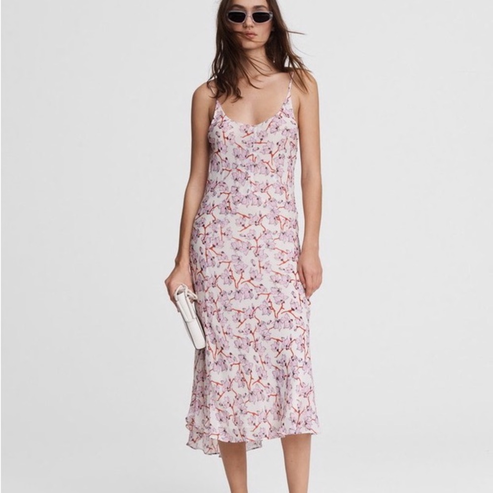 Rag + Bone Eva Floral Silk Dress
